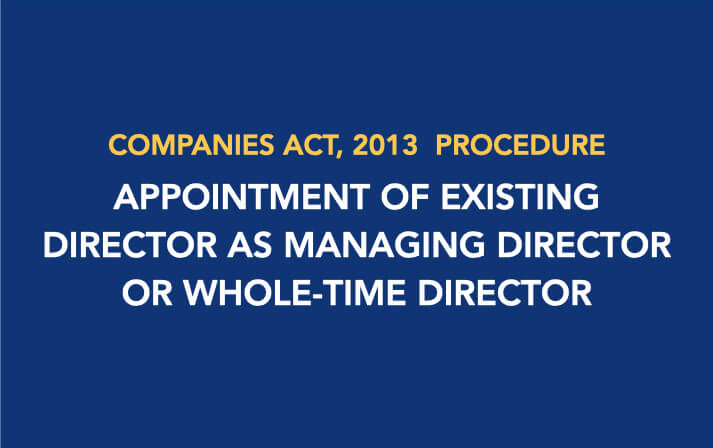 Procedure for Appointment of Management Director